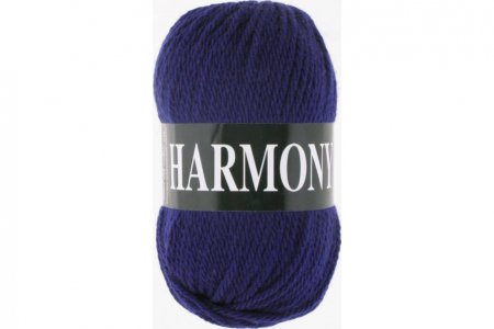 Пряжа Vita Harmony темно-синий (6313), 55%акрил/45%шерсть, 110м, 100г