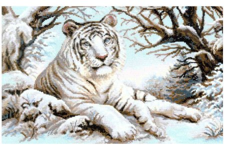 Набор для вышивания крестом Риолис Бенгальский тигр, 60*40см