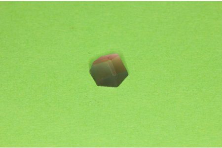 Бусина стеклянная PRECIOSA Кабошон Crystal Vitrail, зелено-розовый, 6*6мм