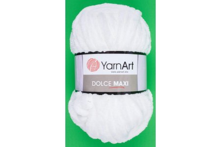 Пряжа YarnArt Dolce MAXI кремовый (745), 100%микрополиэстер, 70м, 200г