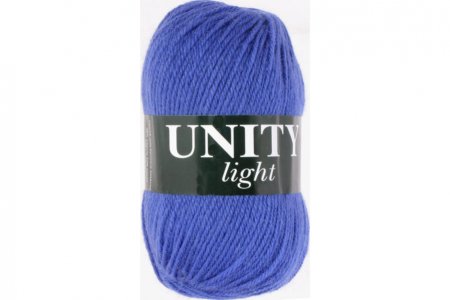 Пряжа Vita Unity Light ярко-синий (6040, 52%акрил/48%шерсть, 200м, 100г