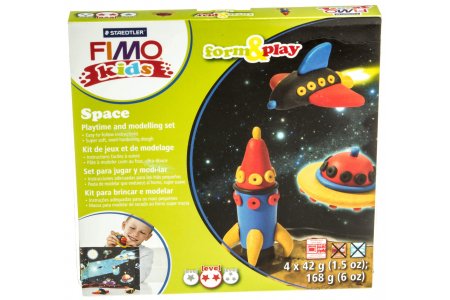 Набор полимерной глины FIMO kids form&play, Космос