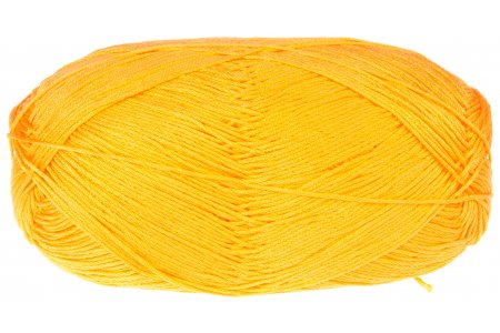 Пряжа Пехорка Детский хлопок жёлто-оранжевый (485), 100%мерсеризованный хлопок, 330м, 100г