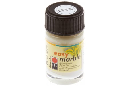 Краска для марморирования MARABU Easy marble белый (070), 15мл