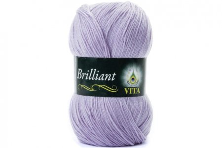 Пряжа Vita Brilliant светло-сиреневый (4994), 55%акрил/45%шерсть, 380м, 100г