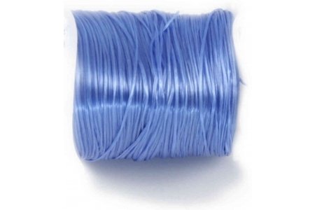 Спандекс без оплетки GAMMA голубой, толщина 1мм, 100м