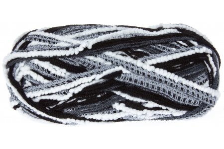 Пряжа Alize Dantela серо-черно-белый (50733), 84%акрил/16%полиамид, 24м, 100г