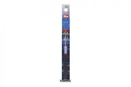 Крючок для вязания PRYM с пластиковой ручкой и колпачком, серебристый, d1,25мм