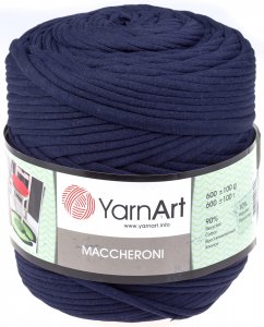 Пряжа YarnArt Maccheroni ассорти синее (09), 90%хлопок/10%полиэстер, 700г, бобина±100г