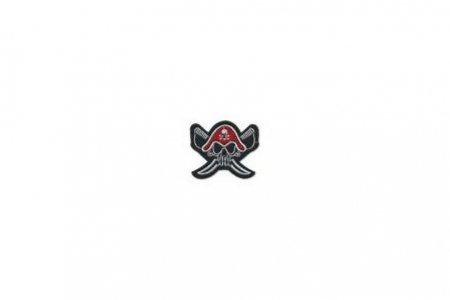 Термонаклейка Пиратский символ, 7,5*6,3см