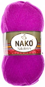 Пряжа Nako Nakolen 5-Fine (6637), 49%шерсть/51%акрил, 490м, 100г