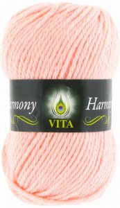 Пряжа Vita Harmony нежно-розовый(6328), 55%акрил/45%шерсть, 110м, 100г