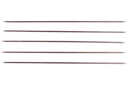 Спицы для вязания 5-ти комплектные ВОС металлические, d2,5мм, 19см