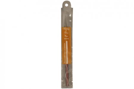 Крючок для вязания HOBBY&PRO с пластиковой ручкой, d1мм, 14,5см