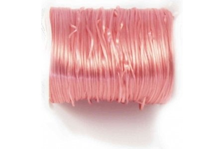 Спандекс без оплетки GAMMA розовый, толщина 1мм, 100м