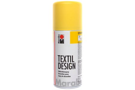 Краска для ткани MARABU Textil Design аэрозольная, солнечно-желтый, 150мл