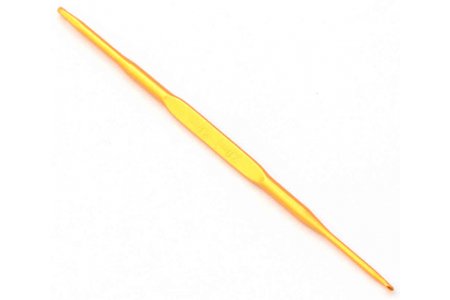 Крючок для вязания GAMMA двусторонний, металлический, d2-3мм, 13см