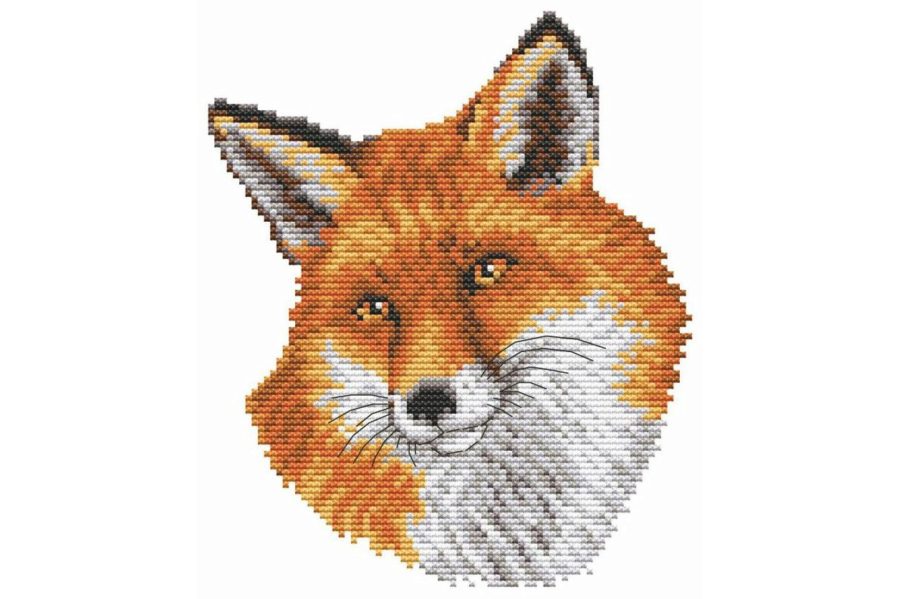 Fox 14. Набор для вышивки крестом лиса. Лисица схема цветная. Марья-Искусница вышивка крестом лисы.