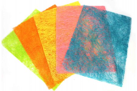 Наборы сизали Ассорти с глиттером, 23*33см, плотность135г/м3, 5 пастельных цветов