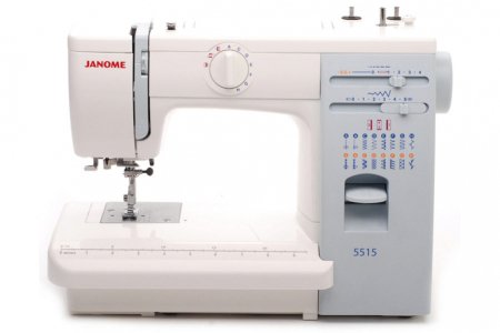 Бытовая швейная машина Janome 5515, с чехлом