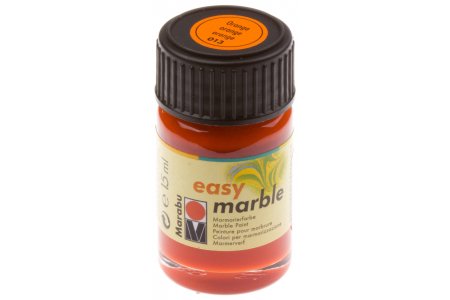 Краска для марморирования MARABU Easy marble оранжевый (013), 15мл