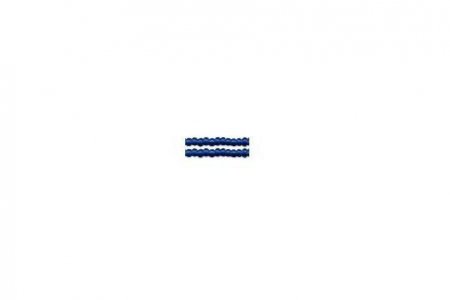 Бисер чешский круглый PRECIOSA 9/0 прозрачный/цветной темно-голубой (60100), 50г