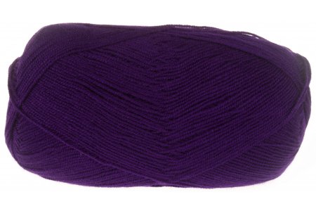 Пряжа Пехорка Бисерная темно-фиолетовый (698), 100%акрил, 450м, 100г