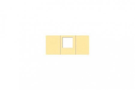 Открытка-паспарту Mr.Painter, желтый квадрат, 14*20см