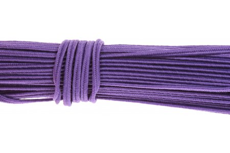 Тесьма отделочная сутаж (шнур отделочный), фиолетовый, 2,5мм, 1м