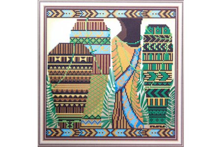 Канва с рисунком для вышивки бисером НОВА СЛОБОДА(Nova Sloboda) Африканские ритмы, 42*27,9см