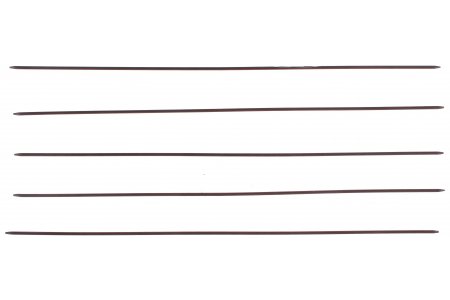 Спицы для вязания 5-ти комплектные ВОС металлические, тонкие, d1,5мм, 19см