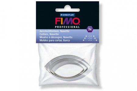 Набор фигурных резаков FIMO Рыбка, 4-6см, 3шт