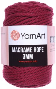Пряжа YarnArt Macrame Rope 3mm цикламен (781), 60%хлопок/ 40%вискоза/полиэстер, 63м, 250г