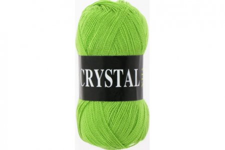 Пряжа Vita Crystal молодая зелень (5656), 100%акрил, 275м, 50г
