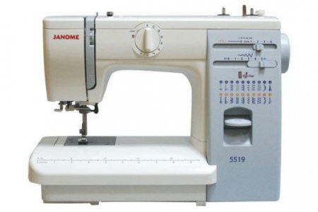 Бытовая швейная машина Janome 5519, с чехлом
