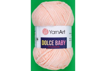 Пряжа YarnArt Dolce Baby персик (773), 100%микрополиэстер, 85м, 50г