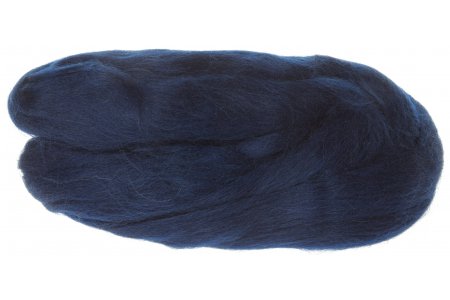 Шерсть для валяния КАМТЕКС полутонкая синий (173), 100%шерсть, 50г