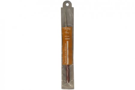 Крючок для вязания HOBBY&PRO с пластиковой ручкой, d0,6мм, 14,5см