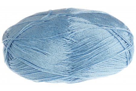 Пряжа Пехорка Блестящее лето голубой (5), 95%мерсеризованный хлопок/5%метанит, 380м, 100г