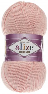 Пряжа Alize Cotton Gold светло-розовый (393), 55%хлопок/45%акрил, 330м, 100г