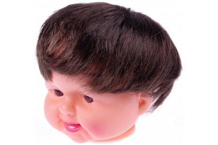 Волосы для кукол Парик прямые, короткие, коричневый