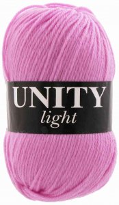 Пряжа Vita Unity Light розовый (6028), 52%акрил/48%шерсть, 200м, 100г