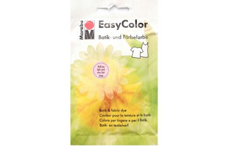 Краситель для окрашивания ткани вручную Marabu Easy Color, светло-розовый (236), 25гр