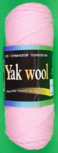 Пряжа Color City Yak wool розовый (2202/2107), 60%пух яка/20%мериносовая шерсть/20%акрил, 430м, 100г