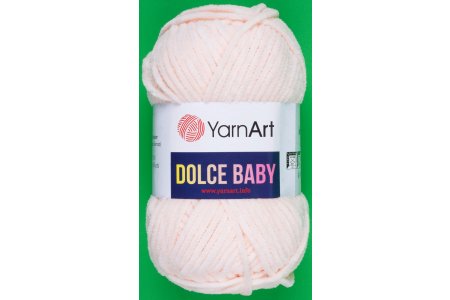 Пряжа YarnArt Dolce Baby бледно-персиковый (779), 100%микрополиэстер, 85м, 50г