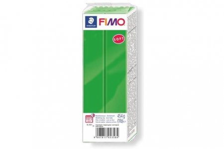 Полимерная глина FIMO Soft,тропический зеленый (53), 454г