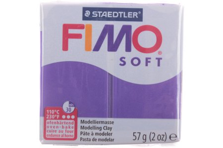 Полимерная глина FIMO Soft, слива (63), 57г