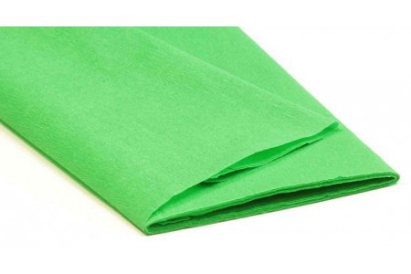 Бумага крепированная FOLIA, желто-зеленый, 50*250см
