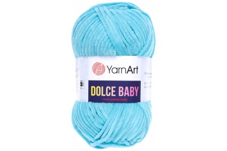 Пряжа YarnArt Dolce Baby бирюзовый (746), 100%микрополиэстер, 85м, 50г