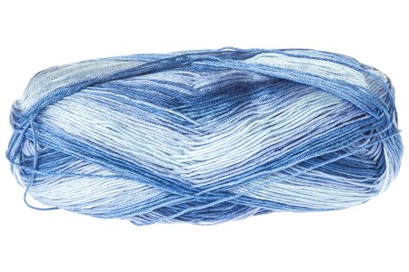 Пряжа Alize Diva Batik бело-синий-джинсовый (3282), 100%микрофибра, 350м, 100г